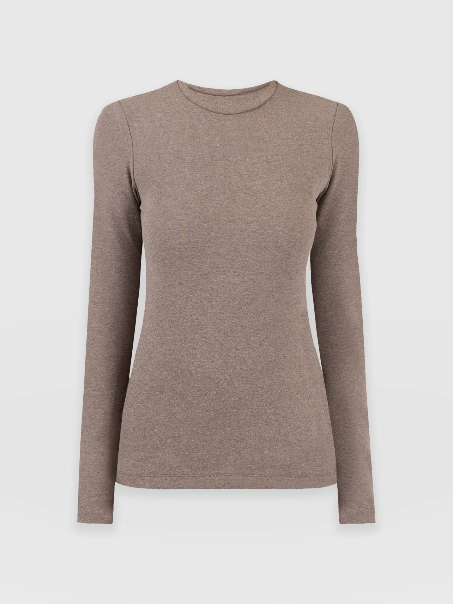 Sale Saint and Sofia Glen Crew Neck Tee - Coco
