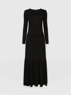 New Saint and Sofia Greenwich Dress Long Sleeve - Black