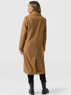 Fashion Saint and Sofia Halcyon Coat - Camel