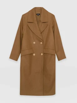 Fashion Saint and Sofia Halcyon Coat - Camel