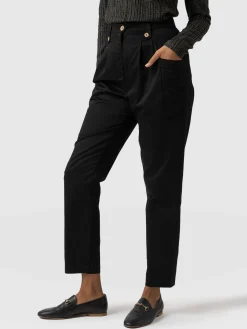 Online Saint and Sofia High Waisted Cargo Pant - Black