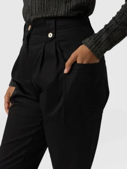 Online Saint and Sofia High Waisted Cargo Pant - Black