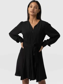 Clearance Saint and Sofia Joselyn Mini Dress - Black