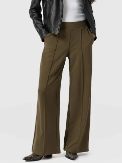 Best Saint and Sofia Keller Wide Leg Pant - Khaki