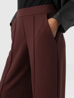 Outlet Saint and Sofia Keller Wide Leg Pant - Maroon