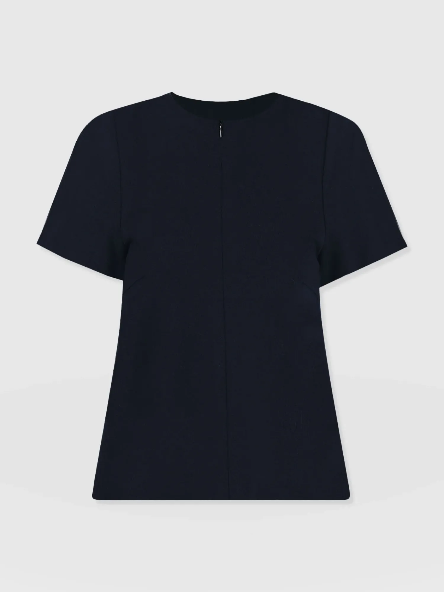 Hot Saint and Sofia Keller Zip Up Tee - Navy