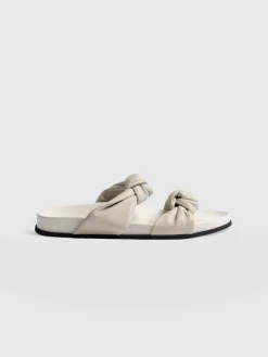 New Saint and Sofia Kingston Knot Sandal - Cream