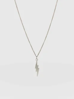 Best Saint and Sofia Lightning Necklace - Silver