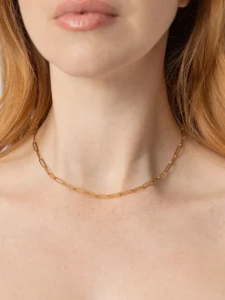 Fashion Saint and Sofia Link Chain Necklace - Gold