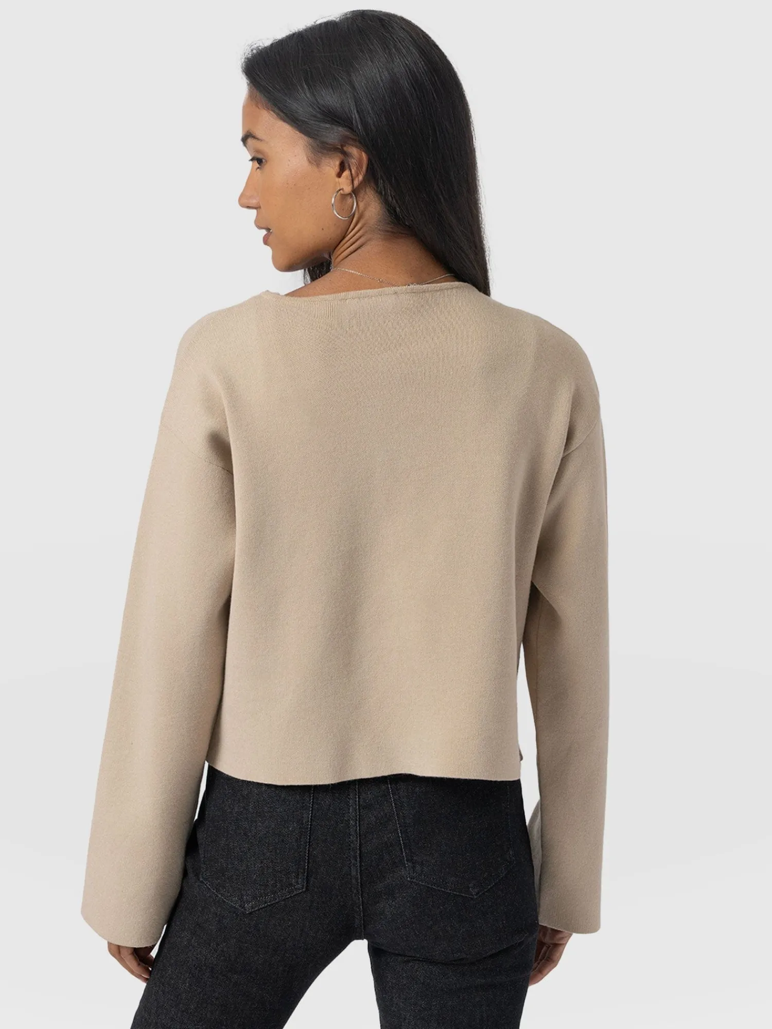 New Saint and Sofia Maeva Knit Jacket - Cream