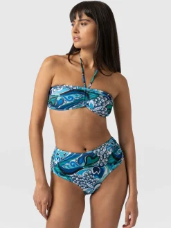 Fashion Saint and Sofia Maya Bandeau Bikini Top - Paradise