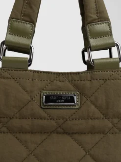 Discount Saint and Sofia Mini Penny Tote Bag - Khaki