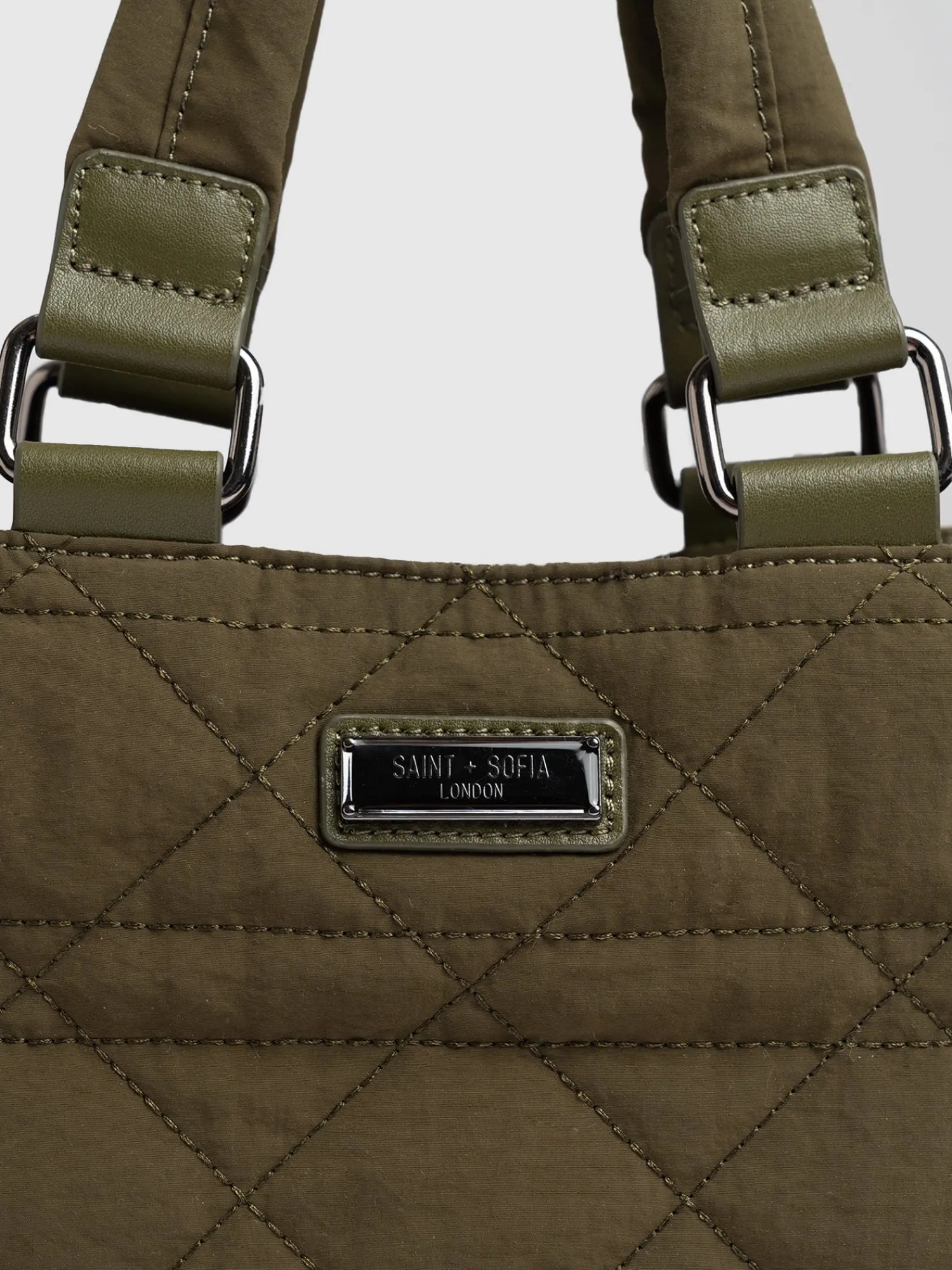 Discount Saint and Sofia Mini Penny Tote Bag - Khaki