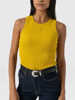 Discount Saint and Sofia Nova Racer Vest - Mustard