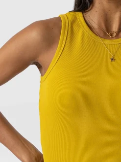 Discount Saint and Sofia Nova Racer Vest - Mustard