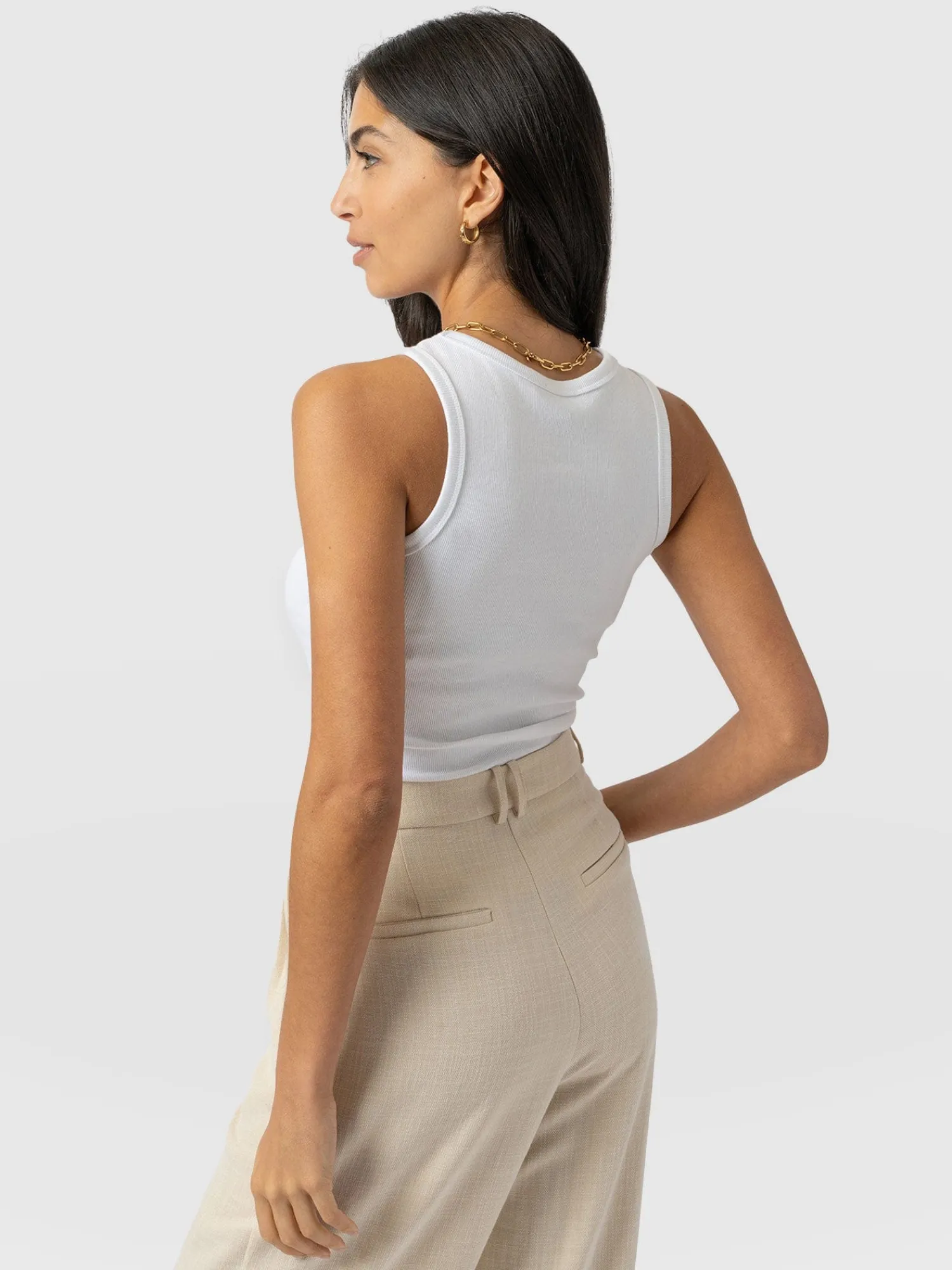 Online Saint and Sofia Nova Racer Vest - White