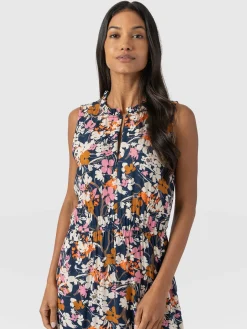 Best Saint and Sofia Orla Dress - Navy Cream Floral
