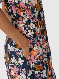 Best Saint and Sofia Orla Dress - Navy Cream Floral
