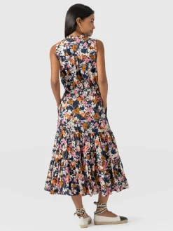 Best Saint and Sofia Orla Dress - Navy Cream Floral