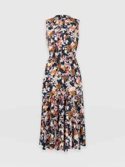 Best Saint and Sofia Orla Dress - Navy Cream Floral