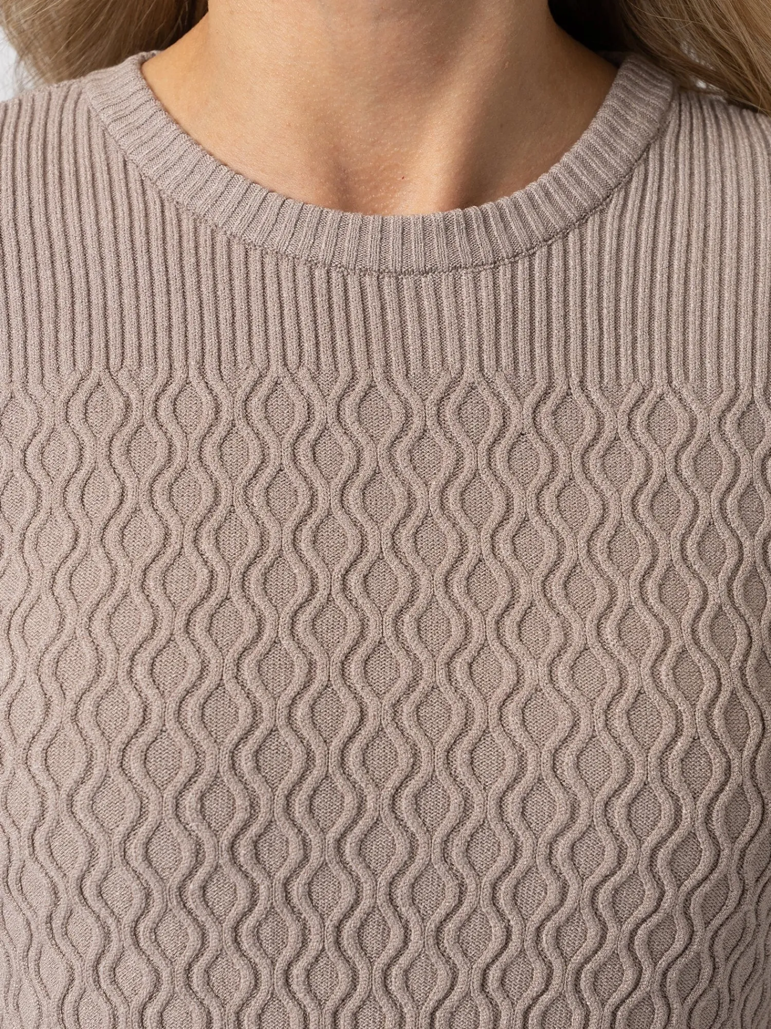 Hot Saint and Sofia Primrose Knit Sweater - Malt
