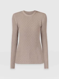 Hot Saint and Sofia Primrose Knit Sweater - Malt
