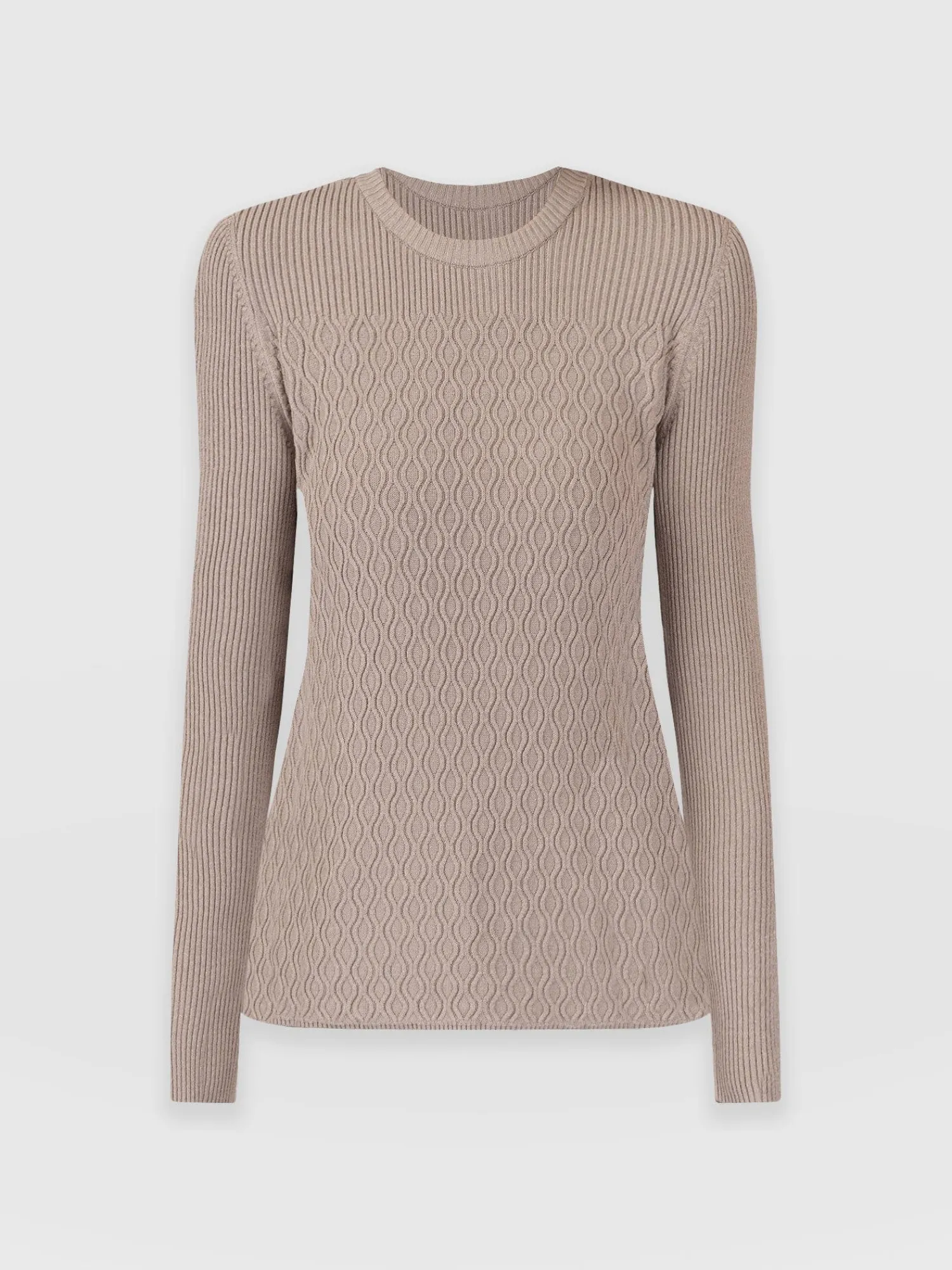 Hot Saint and Sofia Primrose Knit Sweater - Malt