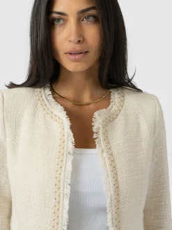 Online Saint and Sofia Rayner Jacket - Cream Bouclé