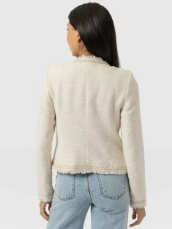 Online Saint and Sofia Rayner Jacket - Cream Bouclé
