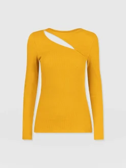 Clearance Saint and Sofia Reveal Tee Long Sleeve - Ochre
