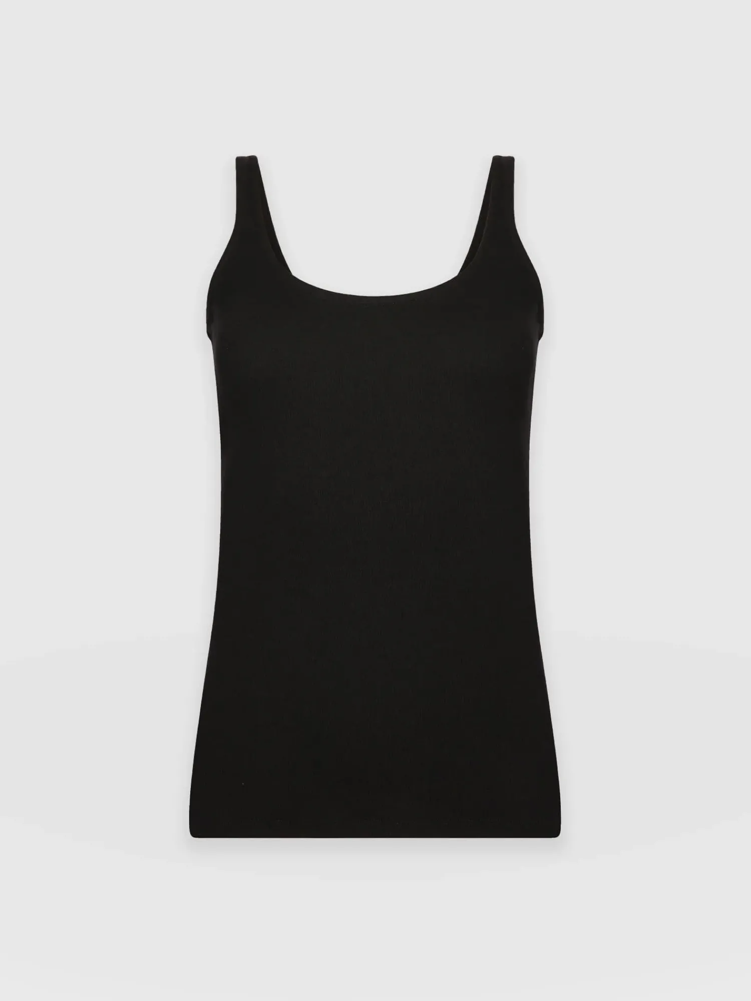 New Saint and Sofia Rib Cami - Black