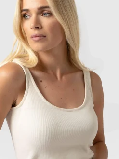 Outlet Saint and Sofia Rib Cami - Cream