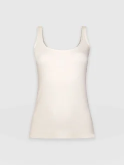 Outlet Saint and Sofia Rib Cami - Cream