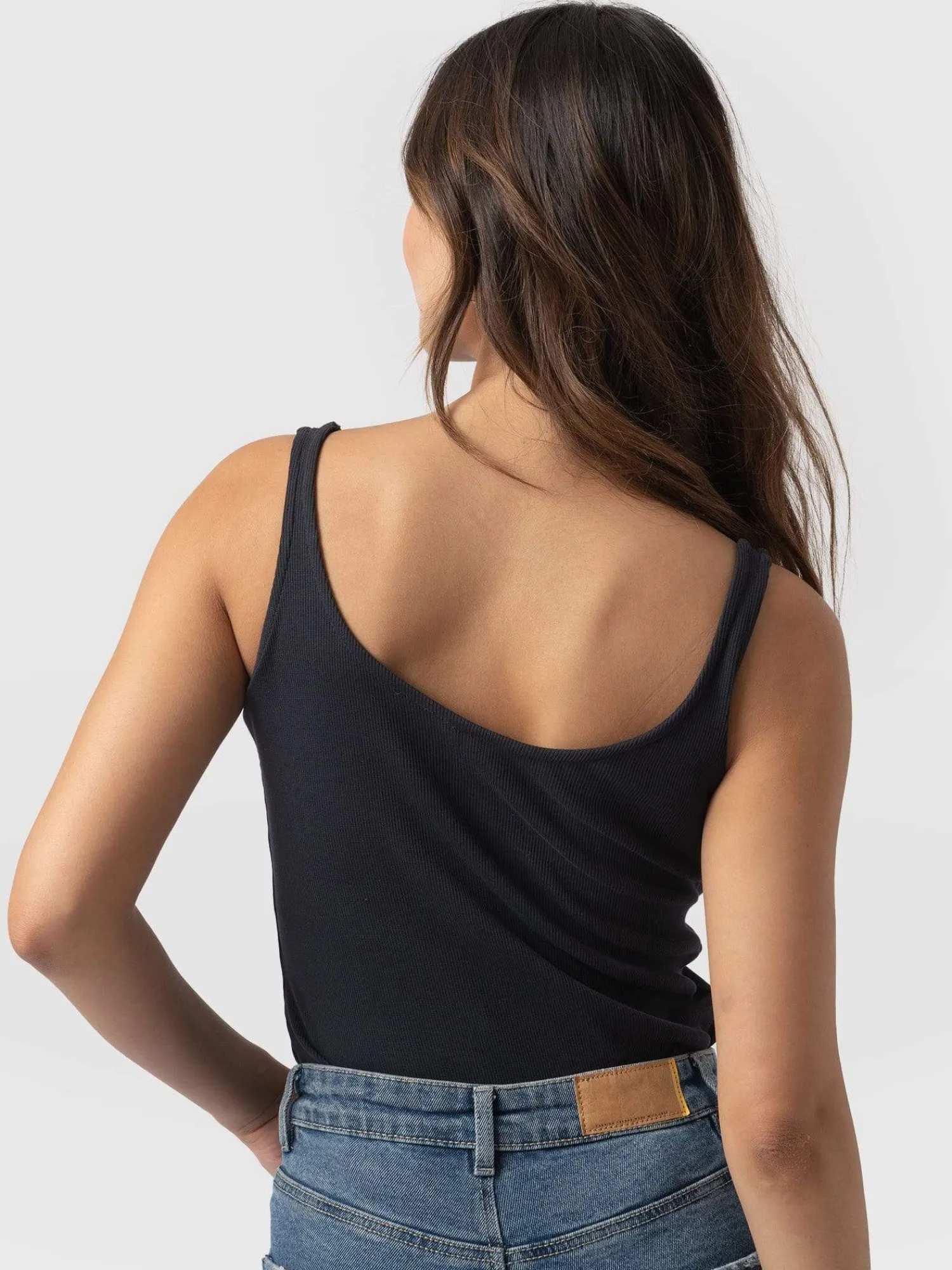 Clearance Saint and Sofia Rib Cami - Navy