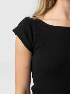 Outlet Saint and Sofia Riviera Tee - Black