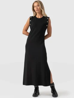 Hot Saint and Sofia Rowan Dress - Black Eyelet