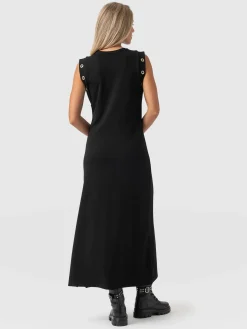 Hot Saint and Sofia Rowan Dress - Black Eyelet