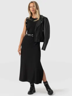 Hot Saint and Sofia Rowan Dress - Black Eyelet