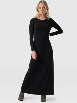 Online Saint and Sofia Runway Maxi Dress - Black