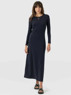 Hot Saint and Sofia Runway Maxi Dress - Navy