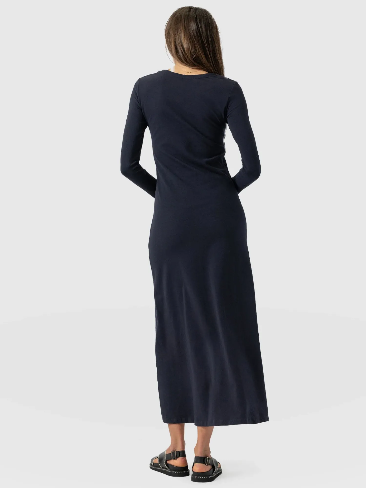 Hot Saint and Sofia Runway Maxi Dress - Navy