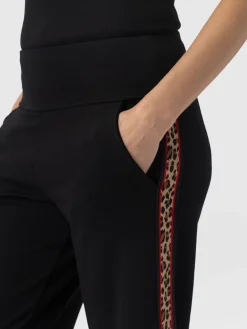 Clearance Saint and Sofia Runway Pant - Black Leopard