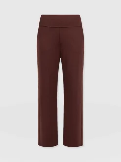 Online Saint and Sofia Runway Pant - Maroon - Bronze Stripe