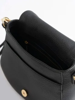 Hot Saint and Sofia Saddle Bag - Black