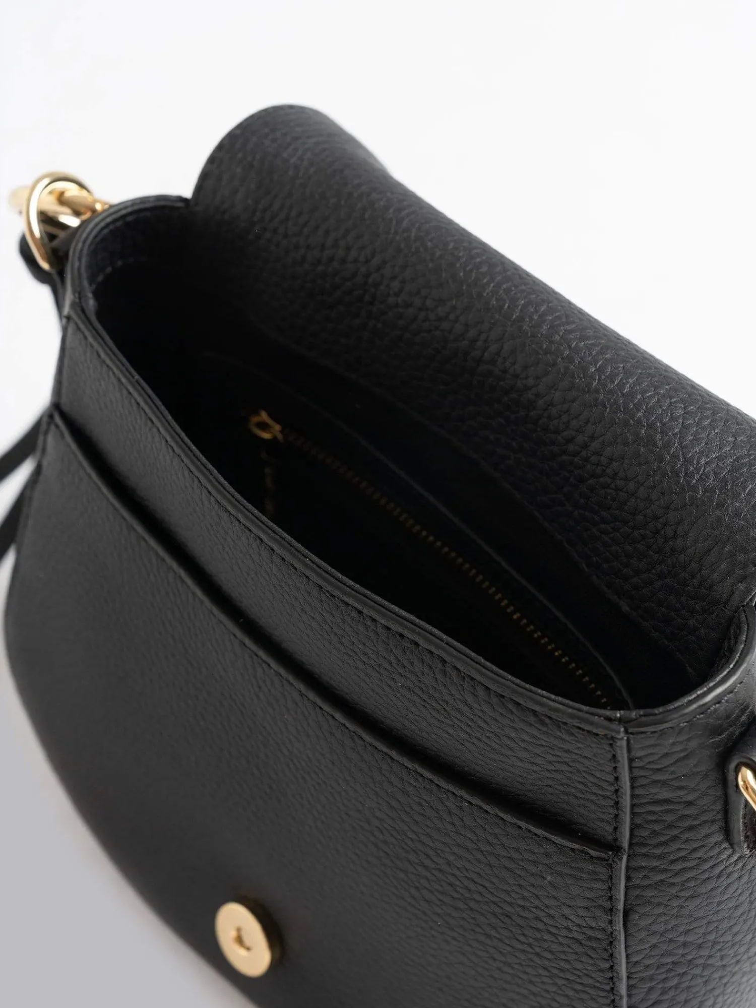 Hot Saint and Sofia Saddle Bag - Black