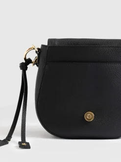 Hot Saint and Sofia Saddle Bag - Black