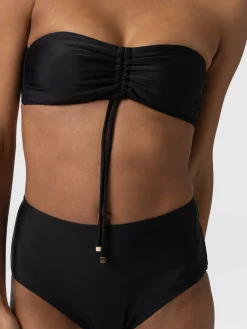Online Saint and Sofia Skye Bandeau Bikini Top - Black