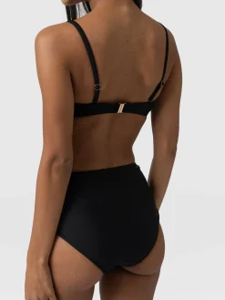 Online Saint and Sofia Skye Bandeau Bikini Top - Black