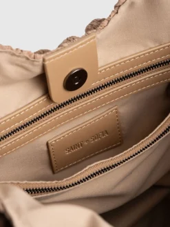 Fashion Saint and Sofia Soho Shoulder Tote Bag - Beige