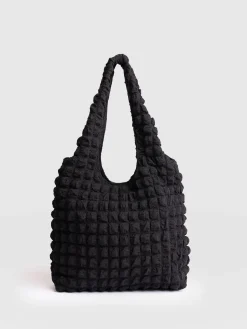 Best Saint and Sofia Soho Shoulder Tote Bag - Black